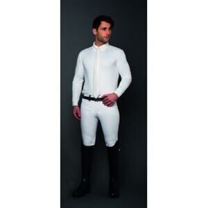Alessandro Albanese Mens Platinum Taranto Knee Patch Breeches White 42 Regular